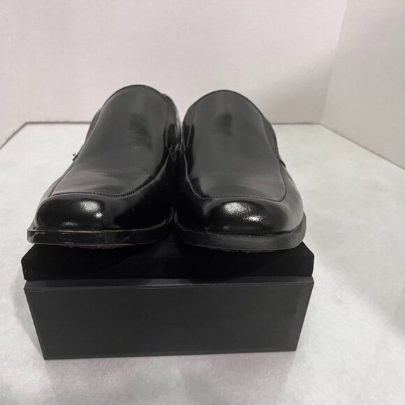 NEW Stacy Adams Leather Slip-On Dress Shoes Square Toe Black Size 10M main image 10